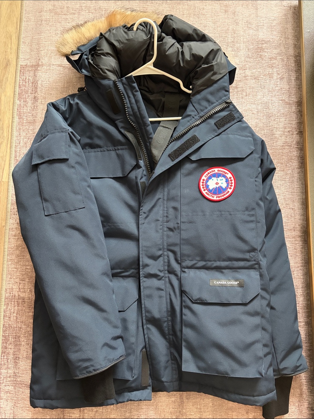 Canada Goose Expedition Parka Fusion Fit Men's Puffer Navy, size L